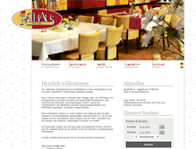 Tablet Screenshot of hotel-zum-rathaus.com